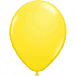 Qualatex Luftballon yellow